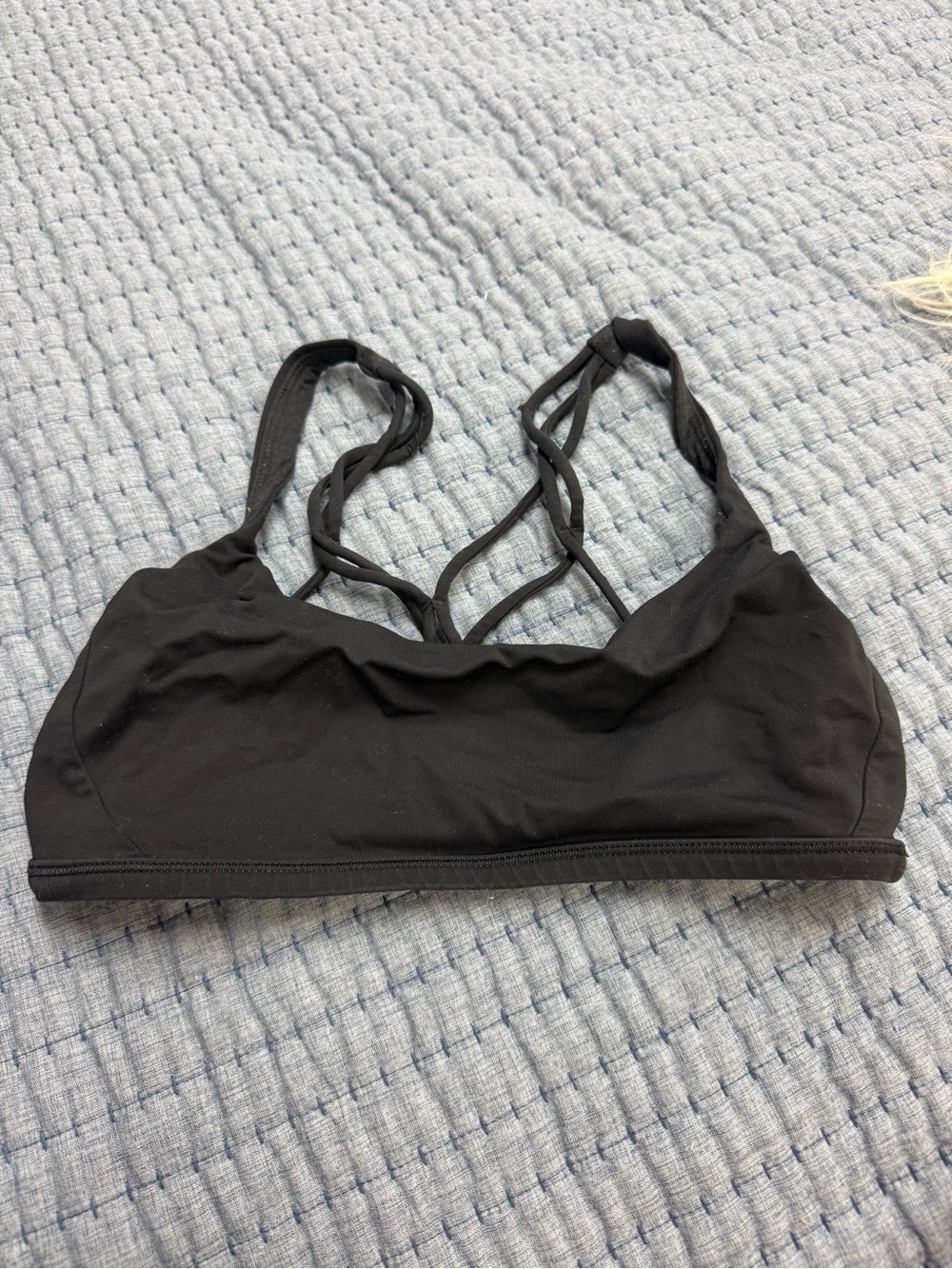 lululemon athletica Black Strappy Sports Bra